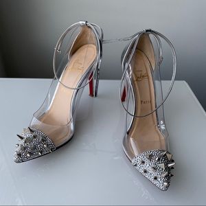 ❌SOLD❌Christian Louboutin Silver Just Picks